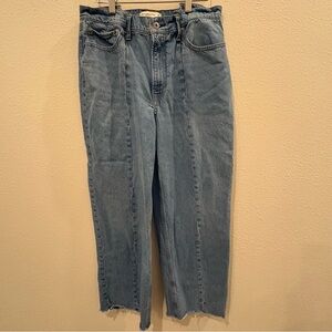 Abercrombie & Fitch The Loose High Rise Vertical Seam Jeans